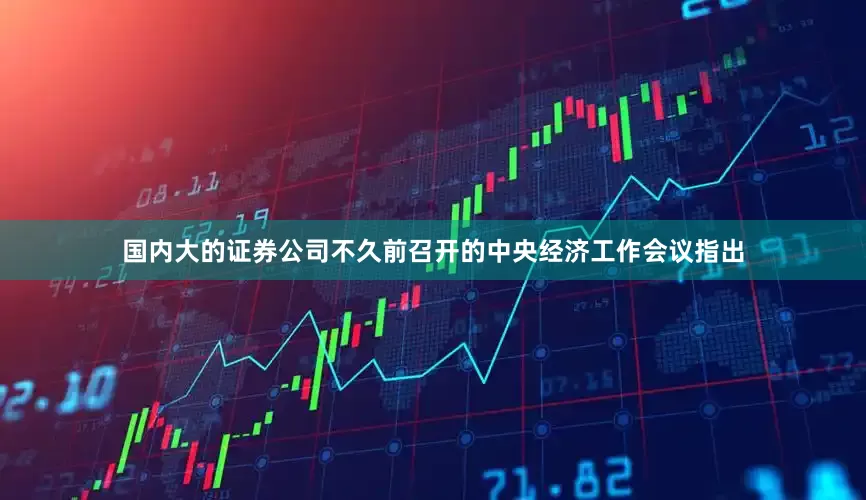 国内大的证券公司不久前召开的中央经济工作会议指出