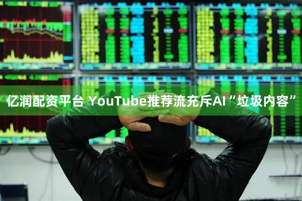 亿润配资平台 YouTube推荐流充斥AI“垃圾内容”